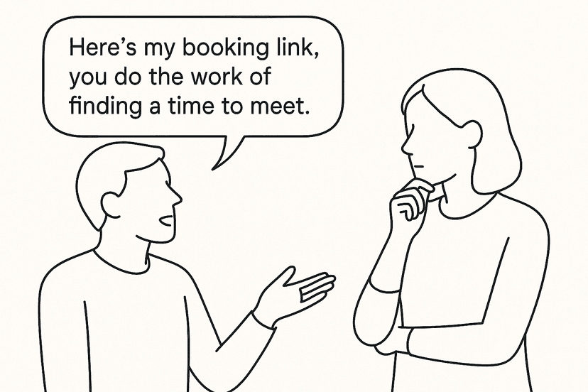 Booking Links vs Professionalism: Are You Sending the Wrong Signal?